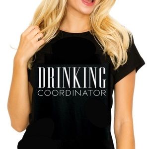 Black Drinking Coordinator T-Shirt